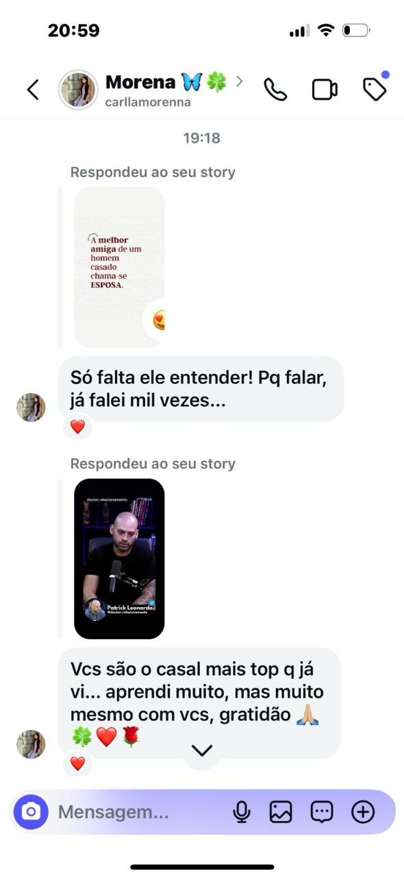 Depoimento de Morena