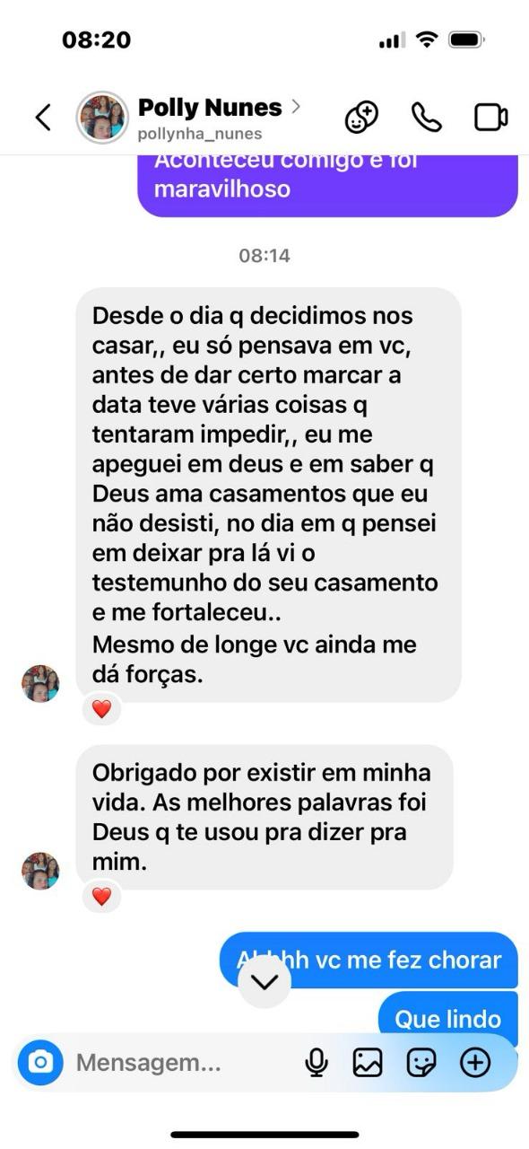 Depoimento de Polly Nunes